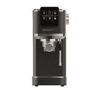Hamilton Beach Espresso Coffee Machine, BaristaPro 5-in-1, Compact Stainless Steel, LCD Touch Screen Control, Steam Milk Frother, 20-Bar Pressure & Fast Heat, Hot & Iced Coffee, Black - HBC5210B