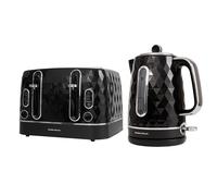 Kettle & Toaster Set, Diamond Collection by Hamilton Beach, Black