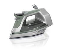 Hamilton Beach® Durathon® Digital Nonstick Iron | Scratch-Resistant Durathon Soleplate | 8’ Retractable Cord | 3-Way Auto Shutoff | Anti-Drip | 1800 Watts | Green