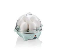 Hamilton Beach Egg Cooker 3-in-1 for Hard Boiled & Poached Eggs, Omelets & Vegetable Steamer, Holds 7, Mint (25504)