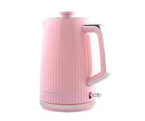 Hamilton Beach Electric Kettle, Miami, 1.7L, Boil Dry Protection, Auto Shut Off, Detachable Limescale Filter, 360° Swivel Base, Water Level Window, Flamingo Pink - HB3023F