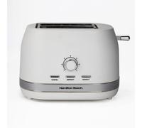 Hamilton Beach Toaster 2 Slice, Ella, 800W, Wide Slots, 7 Variable Browning Levels, Defrost, Cancel & Reheat Settings, Removable Crumb Tray, Integrated Cord Storage, Matte White - HBT1322MW