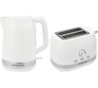 HAMILTON BEACH Ella Breakfast Jug Kettle & 2-Slice Toaster Bundle - White, White