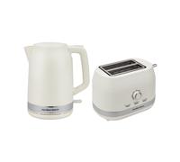 Hamilton Beach Ella Latte Kettle & Toaster Set in Cream Hamilton Beach Cream