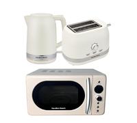 Hamilton Beach Ella Latte Kitchen Bundle in Cream Hamilton Beach Cream