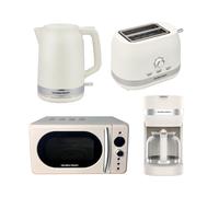 Hamilton Beach Ella Cream Kitchen Bundle with Coffee