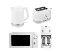 Hamilton Beach Ella White Kitchen Bundle with Coffee Hamilton Beach White