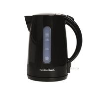 Hamilton Beach Essentials 1.7L Rapid Boil Kettle Black Hamilton Beach Black