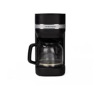 Hamilton Beach Filter Coffee Machine, Ella 1.5L, 900W, Coffee Maker for Instant Coffee, Espresso, Macchiato, Makes 12 Cups, Re-usable Filter, Anti-Drip, Water Level Window, Matte Black - HBC9453MB