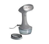 Hamilton Beach Handheld Garment Steamer for Clothes, Fabric and Drapes,1200 Watts, 400ml Water Tank, 20 Minutes of Continuous Steam, Vacation Essentials, Gray & Blue (11557)