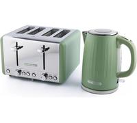HAMILTON BEACH Harmony Breakfast Jug Kettle & 4-Slice Toaster Bundle - Matcha, Green