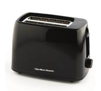 Hamilton Beach HB1116B Essentials 2 Slice Toaster - Black Wide Slots & Variable Browning