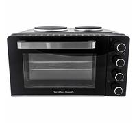 Hamilton-Beach HB28HDB Mini Oven Solid Plate Hob 28litre