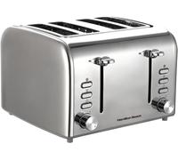 HAMILTON BEACH HB5729 4 SLICE TOASTER IN BRUSHED AND POLISHED STEEL