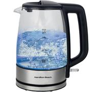 1.7L Illuminating Glass Kettle Hamilton Beach Silver One Size
