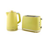 Hamilton Beach Kettle and Toaster Set, Miami, Electric Kettle 1.7L, Wide Slot Toaster 2 Slice, Boil Dry Protection, 7 Variable Browning Levels, Banana Split - HBMIAB