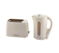 Hamilton Beach Kettle & Toaster Set Essentials Collection Cream, HBESSC
