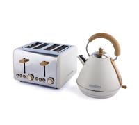 Hamilton Beach, Kettle & Toaster Set, Scandi Collection, Matte Cream, Hb020Mcst