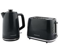 HAMILTON BEACH Miami HBMIACH Jug Kettle & 2-Slice Toaster Bundle - Charcoal Grey, Silver/Grey