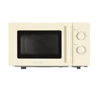 Hamilton Beach Microwave, 20L, Miami, 800W, Manual Dial Controls, Quick Defrost, 35 Min Timer, 5 Cooking Levels, Sand - HBMX20S