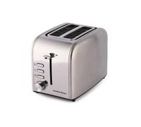 Hamilton Beach Rise 2 Slice Brushed & Polished Stainless Steel Toaster in Silver Hamilton Beach Silver