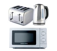 Hamilton Beach Rise Polished Kitchen Bundle in Silver Hamilton Beach Silver