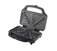 Hamilton Beach Sandwich Toaster 2 Slice, Deep Fill, Makes 2 Toasted Sandwiches, Non-Stick Hot Plates, XL Plates, Cool Touch Handle, Locking Latch, Automatic Temperature Control, 900W - HB1026, Black