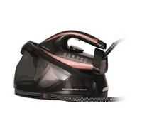 Hamilton Beach Steam Generator Iron, Pro Care, 3100W, 3 Bar Pressure, Vertical Steam, Non-Stick Soleplate, Anti-Scale Technology, Variable Temperature Control, Auto Shut Off - HB268SGBG, Black/Bronze