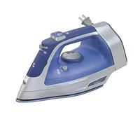 Hamilton Beach Steam Iron with Retractable Cord, 3-Way Auto Shutoff & Durathon Soleplate (19803)