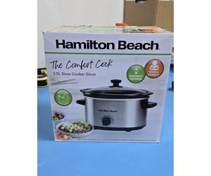 Hamilton Beach 'The Comfort Cook' 3.5L Silver Slow Cooker 160W - HBSC040S