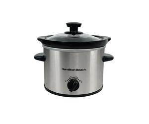 Hamilton Beach 'The Mighty Mini' 1.8L Silver Slow Cooker Hamilton Beach Silver