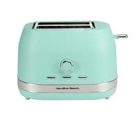 Hamilton Beach Toaster 2 Slice, Ella, 800W, Wide Slots, 7 Variable Browning Levels, Defrost, Cancel & Reheat Settings, Removable Crumb Tray, Integrated Cord Storage, Matte Mint - HBT1322MM