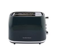 Hamilton Beach Toaster 2 Slice, Miami, 800W, Wide Slots, 7 Browning Levels, Defrost, Reheat & Cancel Functions, Removable Crumb Tray, Cord Storage, Charcoal Grey - HB1420CH
