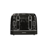 Hamilton Beach Toaster 4 Slice, Diamond, 2300W, 6 Browning Controls, Defrost, Reheat & Cancel Settings, Removable Crumb Tray, High Lift Eject, Black - HBT3221B