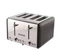 Hamilton Beach Toaster 4 Slice, Harmony, 1850W, 6 Browning Controls, Defrost, Reheat & Cancel Settings, Removable Crumb Tray, High Lift Eject, Espresso - HBT018B
