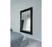 'Hamilton' Black Shabby Chic Design Wall Mirror 91cm x 66cm MirrorOutlet Black One Size