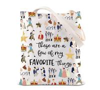 Hamilton Broadway Musical Inspired Gift Rise Up Theatre Tote Bag Schuyler Work Merch Talk Less Smile More Musical Gift (Ham)