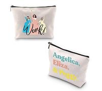 Hamilton Broadway Musical Inspired Zipper Pouch Angelica, Eliza, & Peggy Handbag for Theatre Lover (Eliza & Peggy Bag EU)