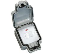 Hamilton Elmspgy Elemento 1 Gang 13A Fused Spur Neon Ip66 Grey