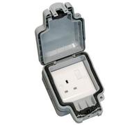 Hamilton Elemento IP66 1 Gang 13A Switched Outdoor Socket