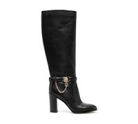 Hamilton Embellished Leather Boot - female - Michael Kors - High Boots - Black - 3 UK - Shoes 3 UK