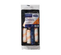 Hamilton For The Trade Medium Pile Mini Paint Roller Set (Pack Of 6) White/black/orange (4In)