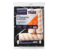 Hamilton For The Trade Medium Pile Roller Set With Tray -5 Piece Set- 9" (1.75" Core)