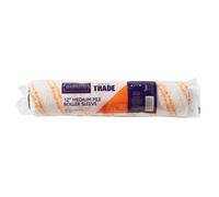 Hamilton For The Trade Medium Pile Roller Sleeve 12" Inch - Warp Knitted Fabric Paint Roller Refill For Quick & Even Coverage