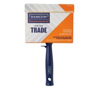 Hamilton For The Trade Multi Purpose Block Paint Brush - 5.5" Inch - Synthetic Filament & Durable Bristle Brush With Bucket Clip