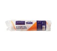Hamilton For The Trade Short Pile Roller Sleeve 9" Inch - Warp Knitted Fabric Paint Roller Refill For Quick & Even Coverage