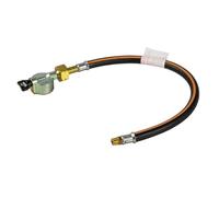 HAMILTON GAS PRODUCTS LTD 0.5M (20") 21mm Cylinder Adaptor x 1/4" BSPT Male Caravan/Motorhome Gas Pigtail Hose Fits with 7kg &15kg Gas Bottles.