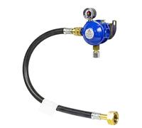 HAMILTON GAS PRODUCTS Marine Bulkhead 30mbar Butane Regulator with Gauge