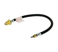 Hamilton Gas Products Propane Pigtail Gas Hose | 50cm Non-Return Safety Valve for Propane with NRV Pol & 1/4" Standpipe & Nut | Compliant with EN16436-1 | Ideal for Caravan & Motorhome Gas Systems