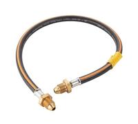 HAMILTON GAS PRODUCTS S/T POL Pigtail Hose - 0.5m POL x POL | Connect Motorhome & Caravan To Propane Gas Cylinders, POL TEE & Y Piece Mainfolds